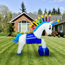 Load image into Gallery viewer, Unikkah - Hanukkah's Inflatable Unicorn