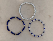 Load image into Gallery viewer, Beaded Hanukkah Bracelets 3-Pack

