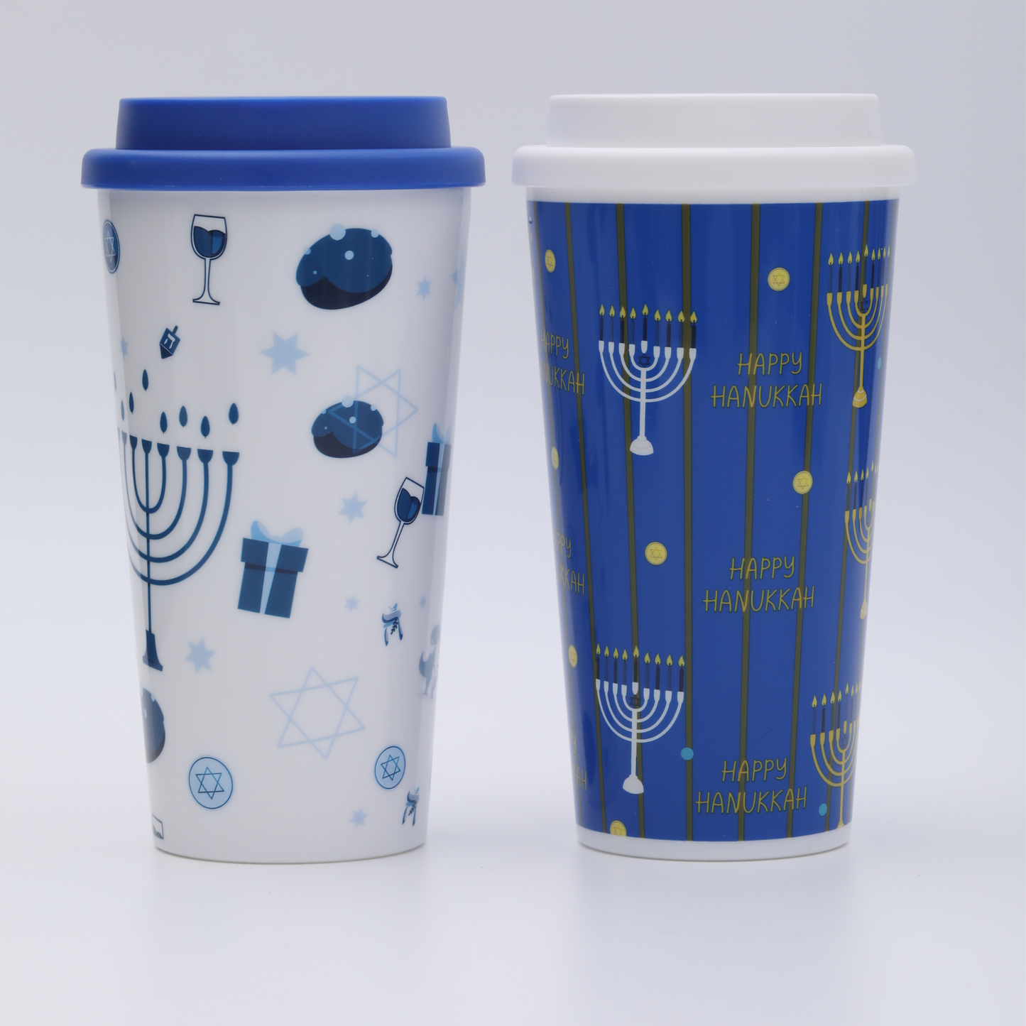 Hanukkups Hot and Cold Tumblers