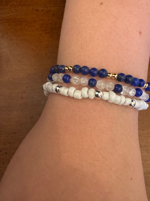 Beaded Hanukkah Bracelets 3-Pack
