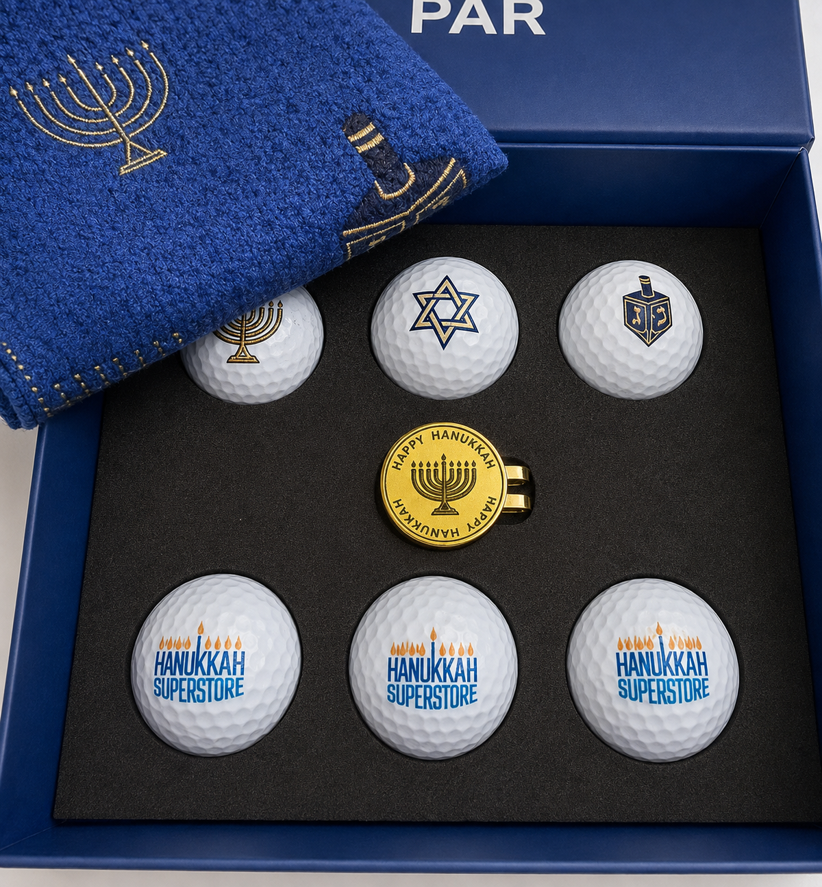 The Chosen Balls Hanukkah Golf Gift Set