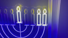 Load and play video in Gallery viewer, LED Neon Electric Menorah Sign
