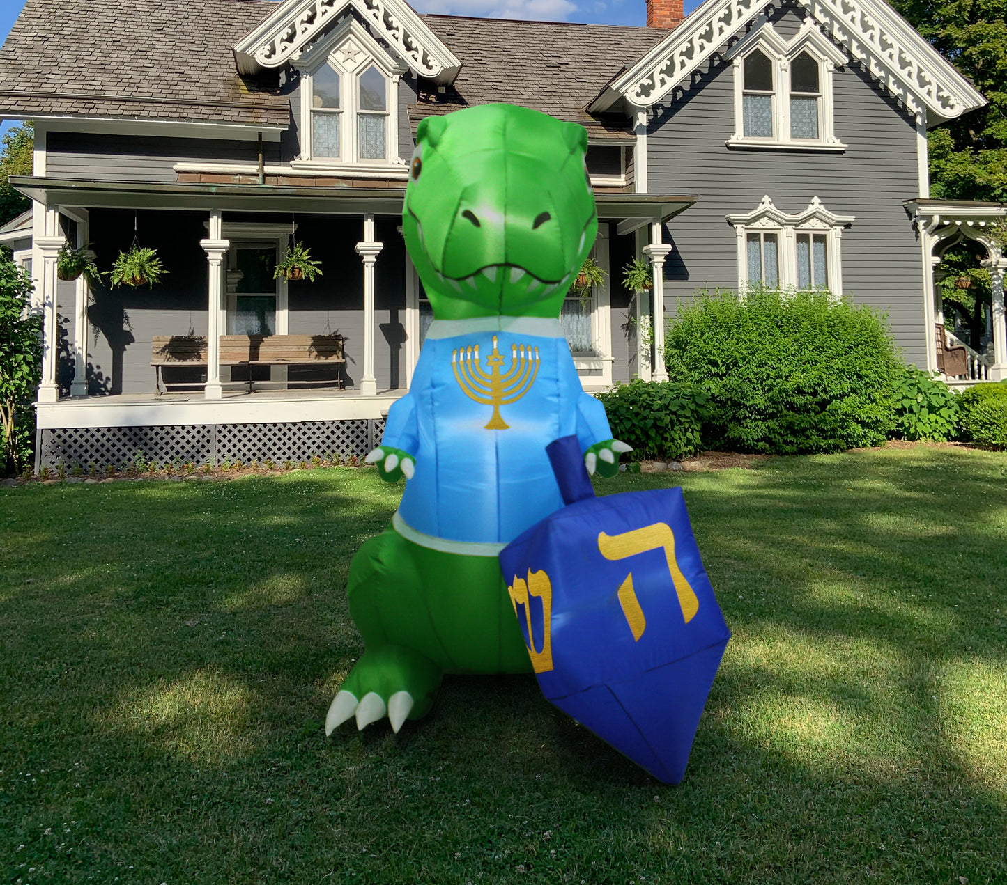 The Inflatable Dino For Hanukkah