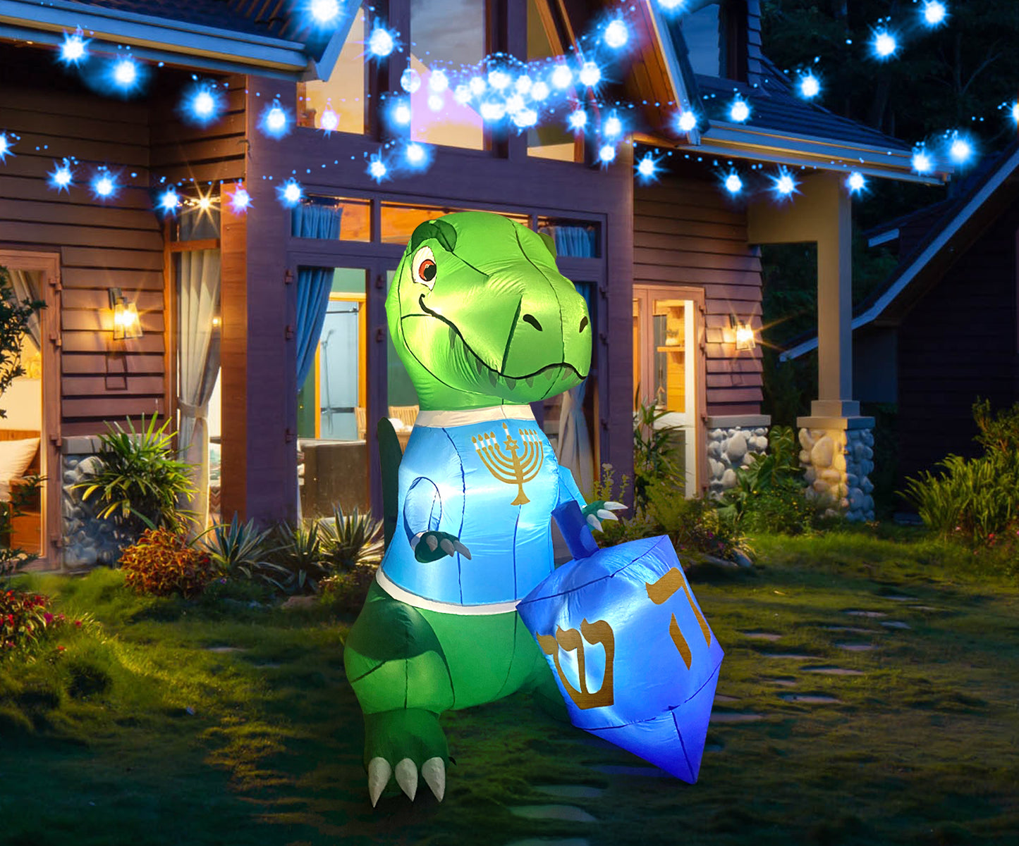 The Inflatable Dino For Hanukkah