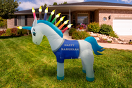 Unikkah - Hanukkah's Inflatable Unicorn