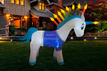 Load image into Gallery viewer, Unikkah - Hanukkah&#39;s Inflatable Unicorn
